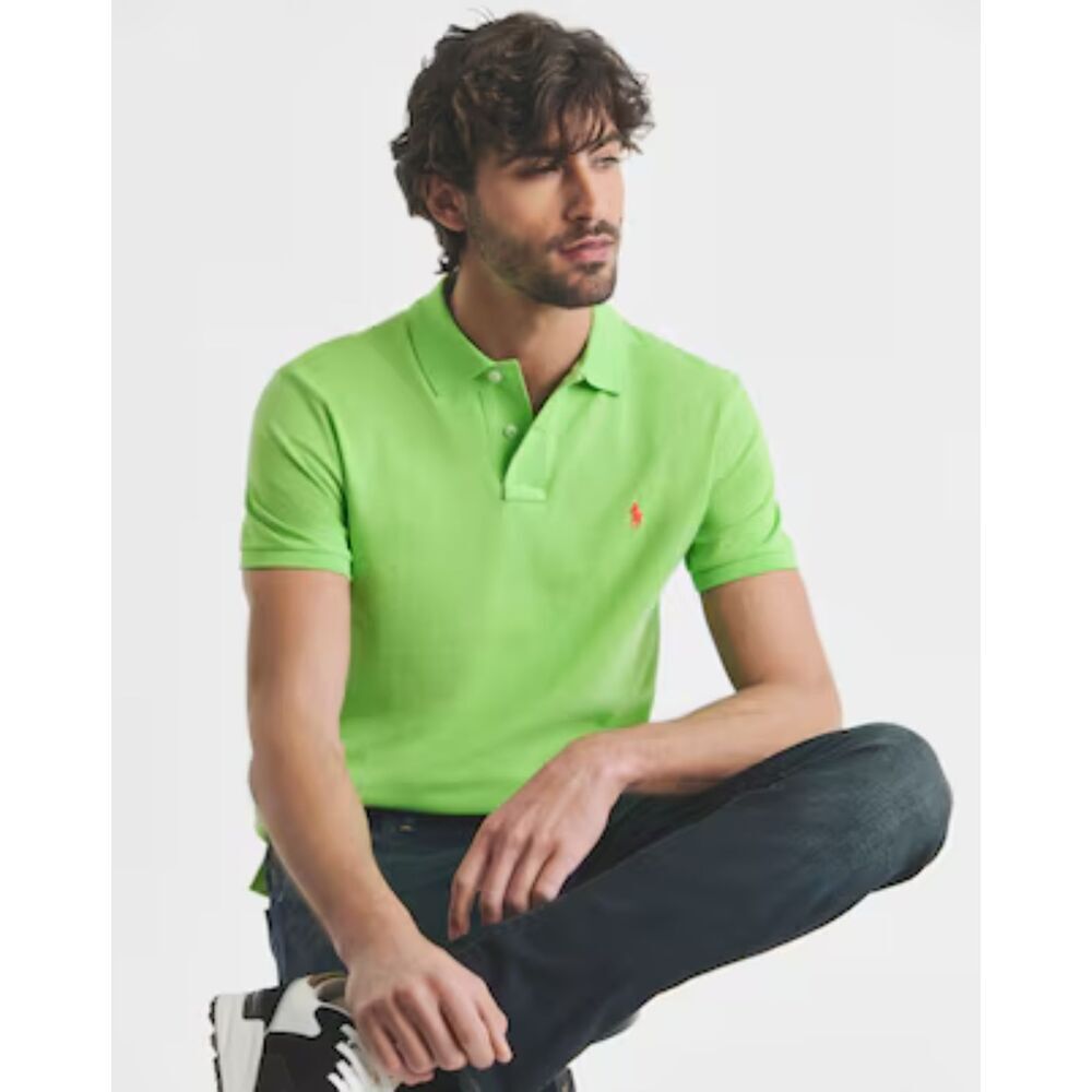 Polo by Ralph Lauren Men's XL Lime Green Polo Short Sleeve Shirt‎